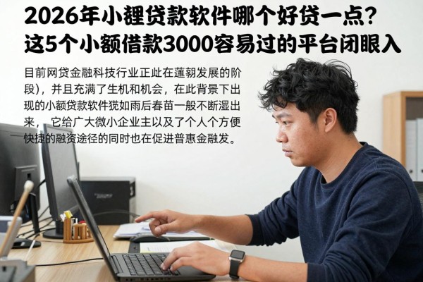 2026年小额贷款软件哪个好贷一点？这5个小额借款3000容易过的平台闭眼入