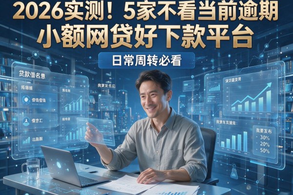 2026实测!5家不看当前逾期、小额网贷好下款平台,日常周转必看
