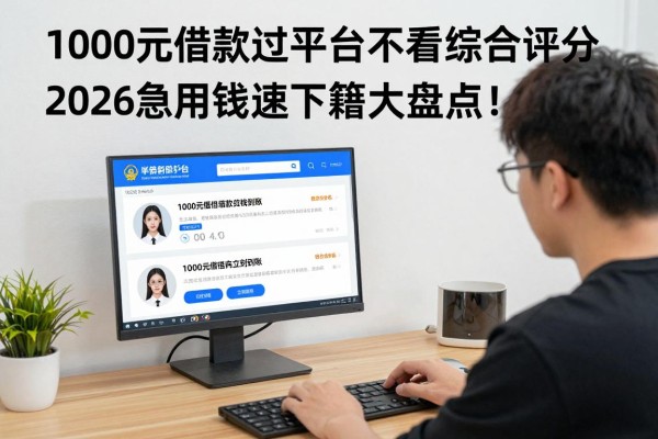 1000元借款秒过平台不看综合评分,2026急用钱速下秘籍大盘点!