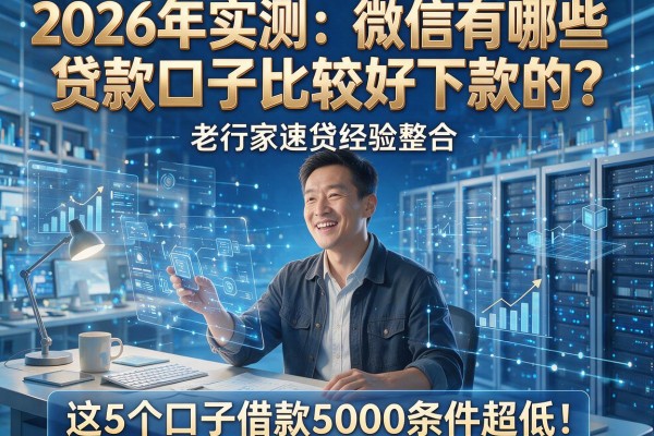2026年实测:微信有哪些贷款口子比较好下款的?老行家速贷经验整合,这5个口子借款5000条件超低!