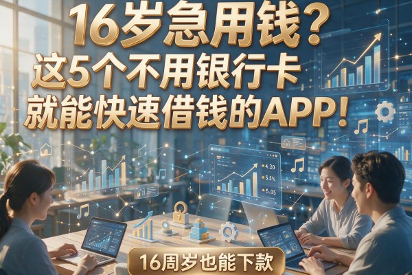 16岁急用钱？这5个不用银行卡就能快速借钱的APP，16周岁也能下款！