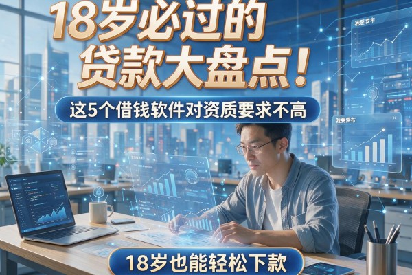 18岁必过的贷款大盘点！这5个借钱软件对资质要求不高，18岁也能轻松下款