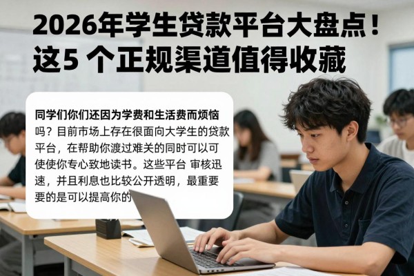 2026年学生贷款平台大盘点！这5个正规渠道值得收藏