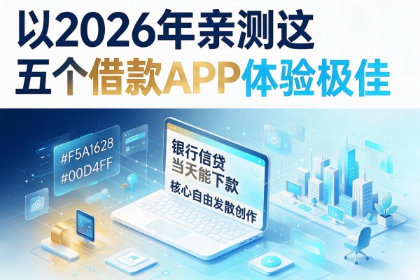 2026年亲测这五个借款APP体验极佳,银行信贷当天能下款