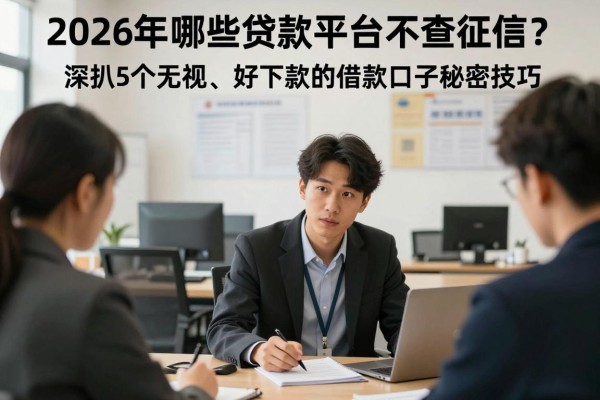 2026年哪些贷款平台不查征信？深扒5个无视、好下款的借款口子秘密技巧！