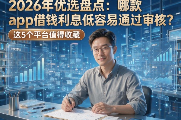 2026年优选盘点:哪款app借钱利息低容易通过审核?这5个平台值得收藏!