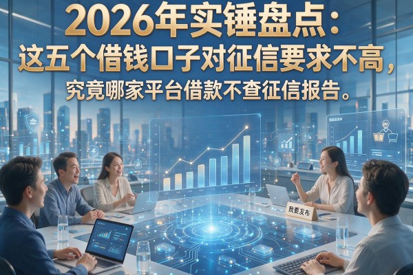 2026年实锤盘点：这五个借钱口子对征信要求不高，究竟哪家平台借款不查征信报告？