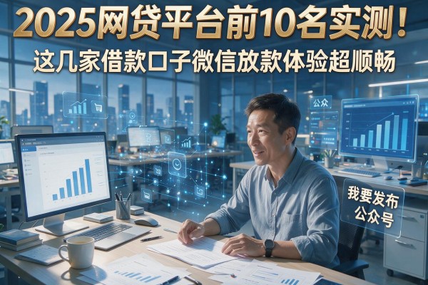 2025网贷平台前10名实测!这几家借款口子微信放款体验超顺畅