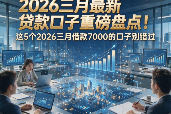 2026三月最新贷款口子重磅盘点！这5个2026三月借款7000的口子别错过
