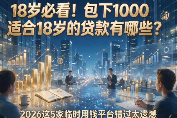 18岁必看!包下1000适合18岁的贷款有哪些?2026这5家临时用钱平台错过太遗憾