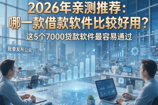 2026年亲测推荐：哪一款借款软件比较好用？这5个7000贷款软件最容易通过！