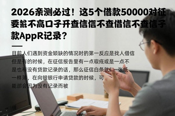 2026亲测必过！这5个借款50000对征信要求不高的口子，有哪款app贷款不查征信记录？