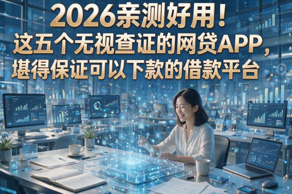 2026亲测好用!这五个无视查证的网贷APP,堪称保证可以下款的借款平台
