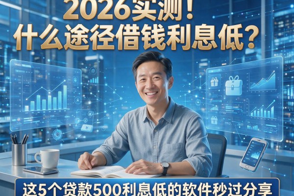 2026实测!什么途径借钱利息低?这5个贷款500利息低的软件秒过分享