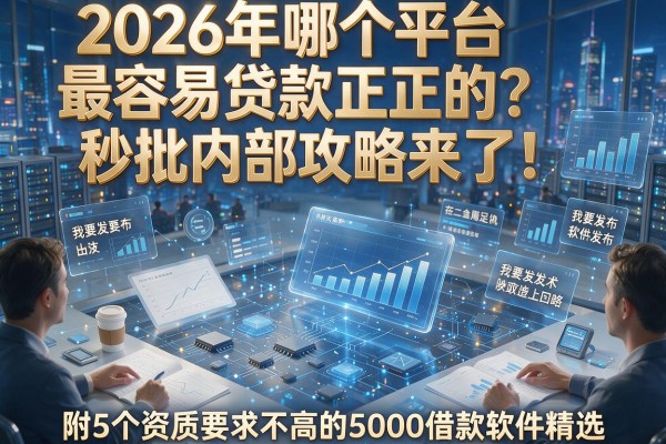 2026年哪个平台最容易贷款正规的?秒批内部攻略来了!附5个资质要求不高的5000借款软件精选
