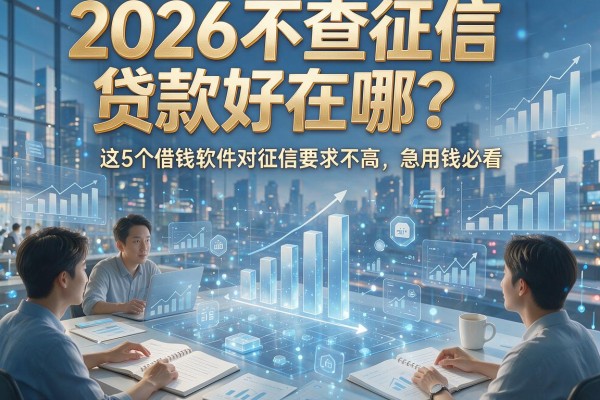2026不查征信贷款好在哪?这5个借钱软件对征信要求不高,急用钱必看
