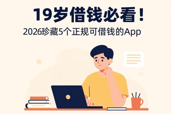 19岁借钱必看!2026珍藏5个正规可借钱的App细致精选