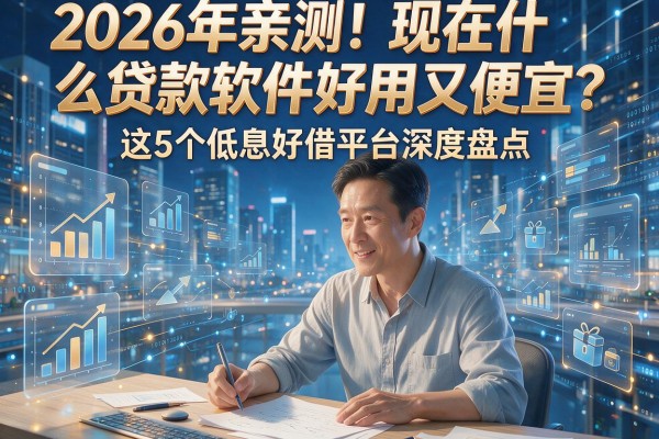2026年亲测!现在什么贷款软件好用又便宜?这5个低息好借平台深度盘点!