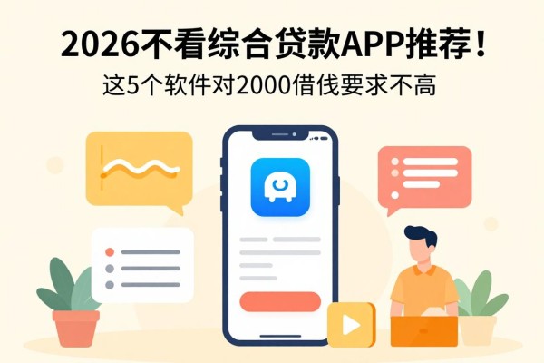 2026不看综合贷款APP推荐!这5个软件对2000借款要求不高,用起来超顺