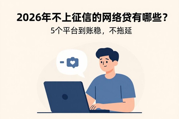 2026年不上征信的网络贷有哪些?这5个平台到账稳、不拖延
