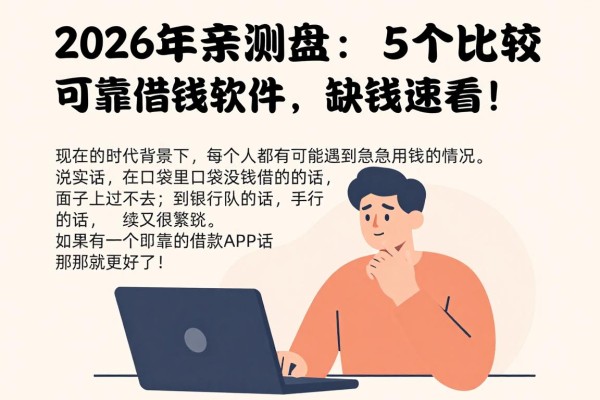2026年亲测盘点：5个比较可靠的借钱软件，缺钱速看！
