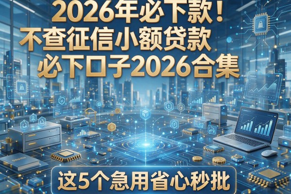2026年必下款！不查征信小额贷款必下口子2026合集，这5个急用省心秒批！