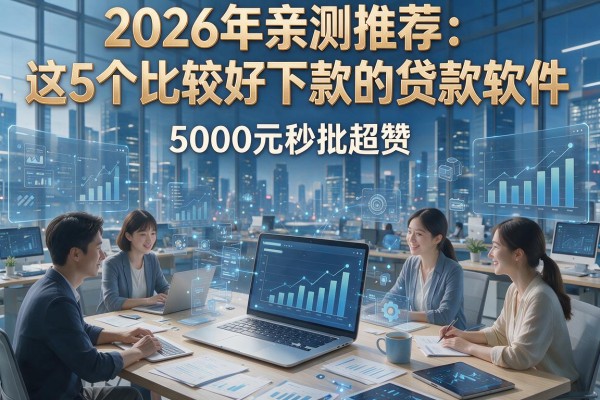 2026年亲测推荐：这5个比较好下款的贷款软件，5000元秒批超赞！