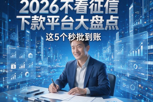 2026不看征信下款平台大盘点，这5个秒批到账！