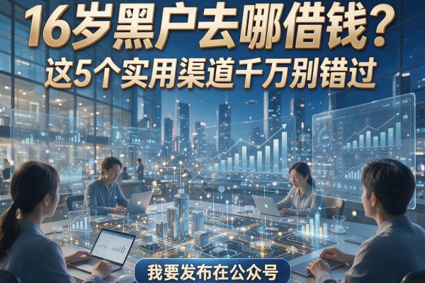 16岁黑户去哪借钱?这5个实用渠道千万别错过!