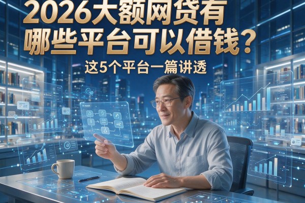 2026大额网贷有哪些平台可以借钱?这5个平台一篇讲透!
