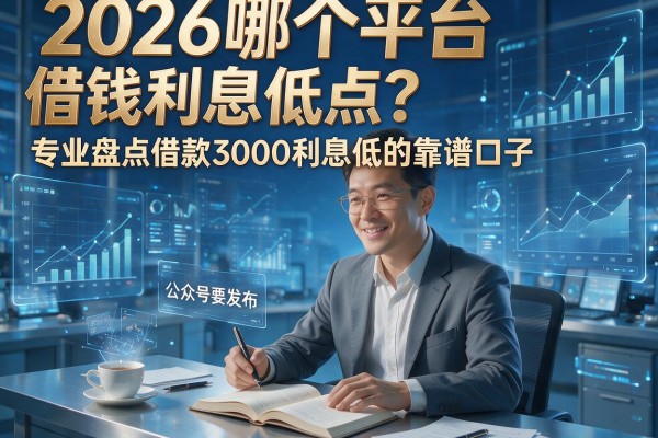 2026哪个平台借钱利息低点?专业盘点借款3000利息低的靠谱口子