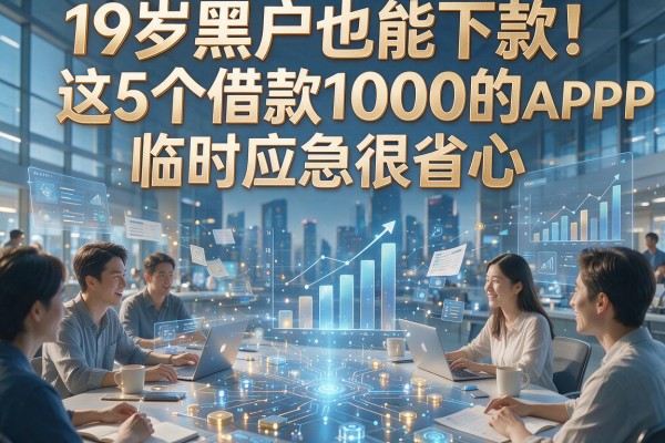 19岁黑户也能下款！这5个借款1000的APP临时应急很省心