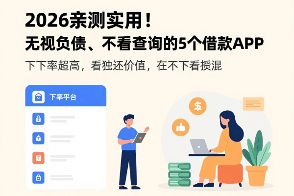 2026亲测实用!无视负债、不看查询的5个借款APP,下款率超高