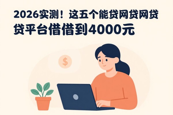 2026实测!这五个能贷出款的网贷平台,轻松借到4000元