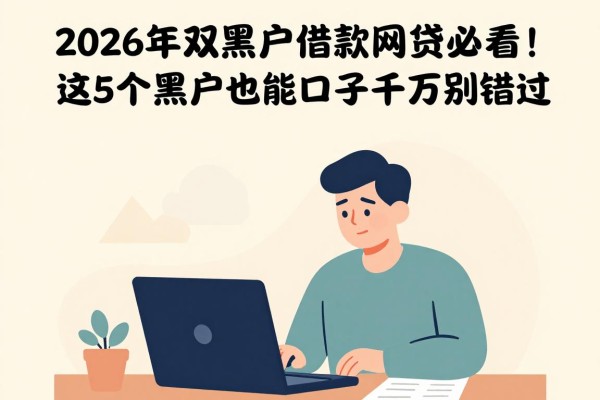 2026年双黑户借款网贷必看!这5个黑户也能下的口子千万别错过