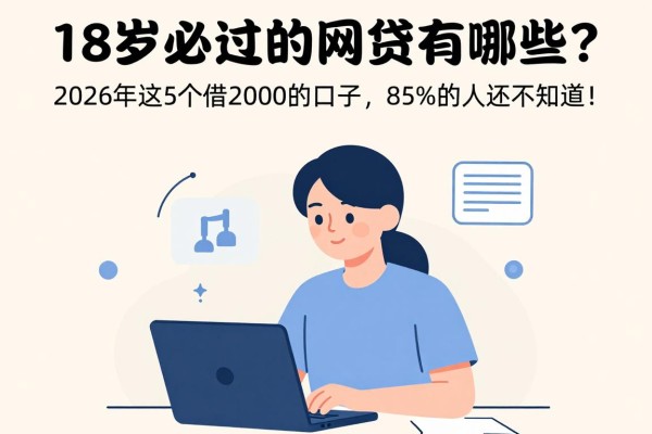 18岁必过的网贷有哪些?2026年这5个借2000的口子,85%的人还不知道!