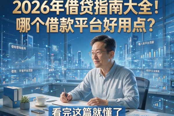 2026年借贷指南大全!哪个借款平台好用点?看完这篇就懂了!