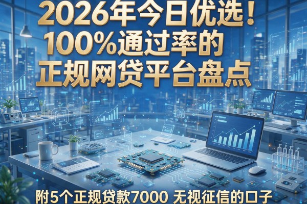 2026年今日优选！100%通过率的正规网贷平台盘点，附5个正规贷款7000无视征信的口子