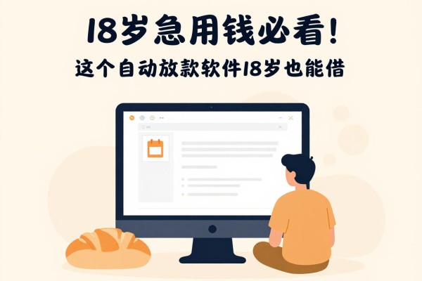 18岁急用钱必看！这5个自动放款软件18岁也能借，6月内部攻略太赞了