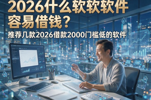 2026什么软件容易借钱？推荐几款2026借款2000门槛低的软件