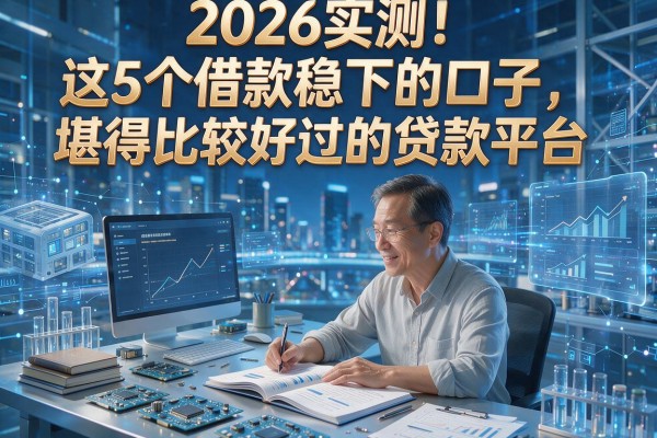 2026实测!这5个借款稳下的口子,堪称比较好过的贷款平台