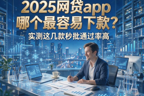 2025网贷app哪个最容易下款?实测这几款秒批通过率高!