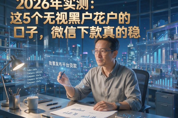 2026年实测:这5个无视黑户花户的口子,微信下款真的稳!