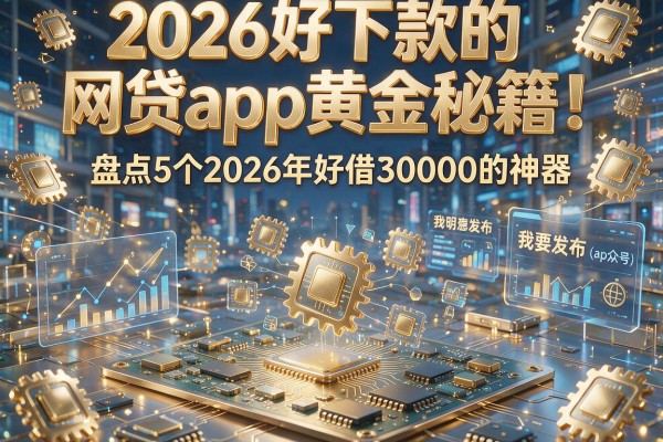 2026好下款的网贷app黄金秘籍！盘点5个2026年好借30000的神器
