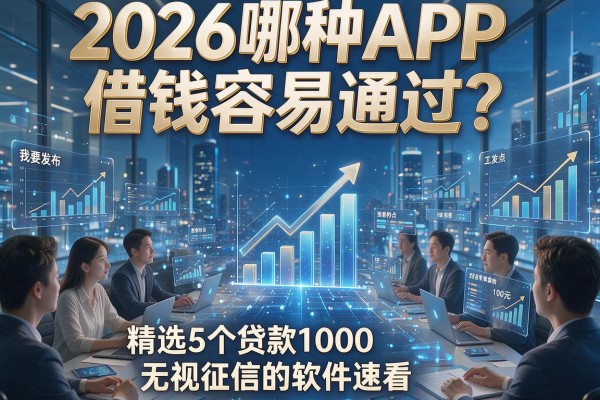 2026哪种APP借钱容易通过?精选5个贷款1000无视征信的软件速看