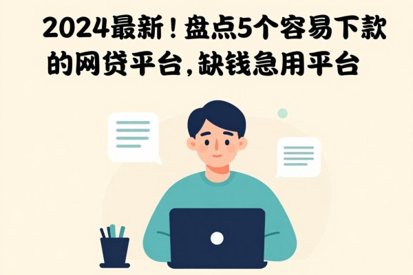 2024最新!盘点5个容易下款的网贷平台,缺钱急用必看