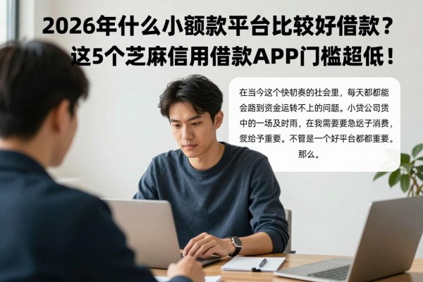 2026年什么小额借款平台比较好借款？这5个芝麻信用借款APP门槛超低！