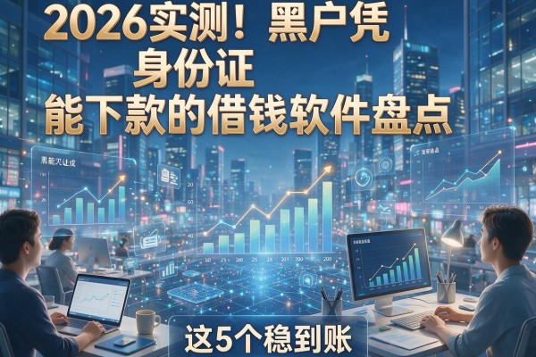 2026实测！黑户凭身份证能下款的借钱软件盘点，这5个稳到账