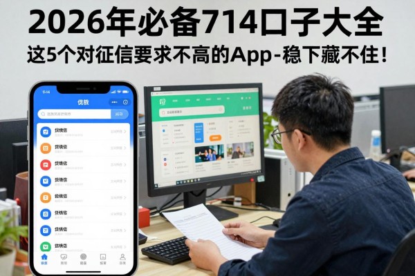 2026年必备714口子大全,这5个对征信要求不高的借款App稳下藏不住!