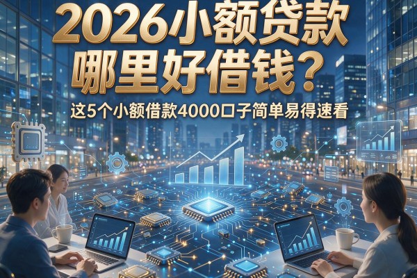 2026小额贷款哪里好借钱?这5个小额借款4000口子简单易得速看